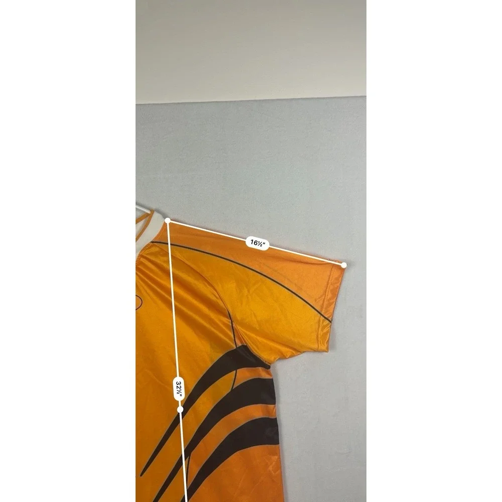 Adidas Gold/Orange Sports Jersey – Men's XL